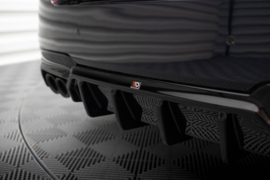 Maxton Design Achterspoiler V.2 BMW 5 M-Pack F10 / F11 (uitvoering met dubbele uitlaat aan één kant)