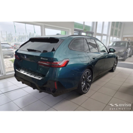 Avisa RVS Achterbumperprotector STRONG EDITION passend voor BMW 5 Serie Touring (G61) 2024- incl. M-Sport - Zilver