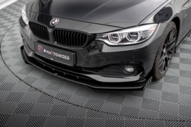 Maxton Design Street Pro Frontsplitter + Flaps BMW 4 Gran Coupe F36
