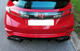Maxton Design ACHTERZIJDE SPLITTERS HONDA CIVIC VIII TYPE-R GP