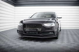 Maxton Design VOORSPLITTER V.1 AUDI S4 / A4 S-LINE B8 FL Gloss Black