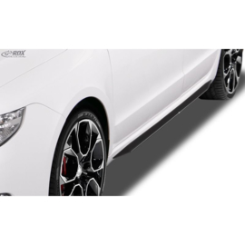 Sideskirts 'Slim' passend voor Skoda Superb II (3T) 2008-2015 (ABS zwart glanzend)