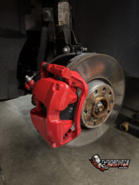 😀😀Deze Peugeot 408 GT voorzien van Rode Remklauwen & Gloss Black gespoten Logo's😀😀