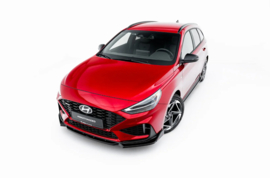 Maxton Design Frontsplitter V.1 + flaps geschikt voor Hyundai I30 N-Line Wagon Mk3 Facelift