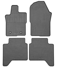 Rubber matten passend voor Volkswagen Amarok 2022- & Ford Ranger II 2022- (4-delig + montagesysteem)