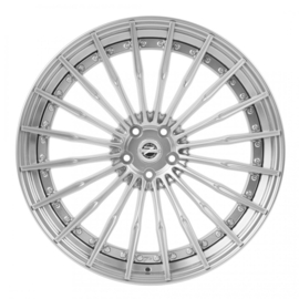 ZP.MODULAR 2 5x112 Pur aluminium Center / Pur aluminium lip