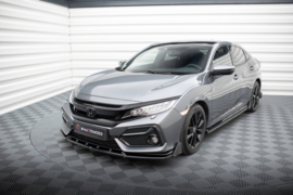 Maxton Design Frontsplitter + kleppen Honda Civic Sport Mk 10