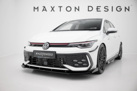 Maxton Design Street Pro Frontsplitter + Flaps Volkswagen Golf GTI / GTE / R-Line Mk8 Facelift