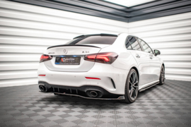 Maxton Design Achtersplitter (met verticale stangen) V.2 Mercedes A 35 AMG Sedan V177