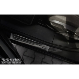 Zwart RVS Instaplijsten passend voor Opel Zafira 2012-2019 - 'Special Edition' - 4-delig