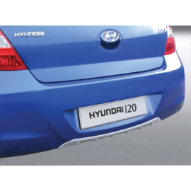 RGM Achterbumperskirt (Diffuser) passend voor Hyundai i20 3/5-deurs 2009-2015 zilver (ABS)