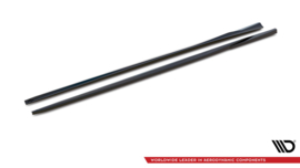Maxton Design SIDESKIRTS DIFFUSERS AUDI S3 / A3 S-LINE SPORTBACK 8V FACELIFT Gloss Black