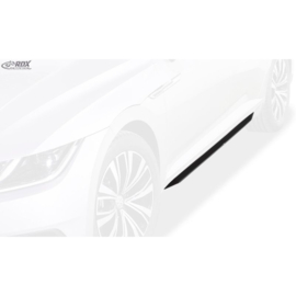Sideskirts 'Slim' passend voor Volkswagen Arteon 2017- incl. Shooting Brake 2020- (ABS zwart glanzend)