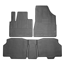 Rubber matten passend voor Mercedes Citan Tourer (W420) & Renault Kangoo III MPV & Nissan Townstar MPV 2021- (5-delig + montagesysteem)