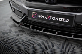 Maxton Design Frontsplitter + kleppen Honda Civic Sport Mk 10
