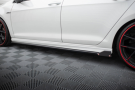 Maxton Design Zijskirts Diffusers V.3 + Flaps Volkswagen Golf R / R-Line Mk7