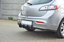 Maxton Design MAZDA 3 MK2 SPORT (PREFACE) ACHTERDIFFUSER & ACHTERZIJSPLITTERS