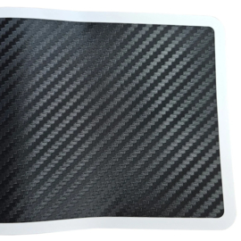 MAX6 Pasklare Achterbumperbeschermfolie passend voor Volkswagen Golf VII Variant 2013-2016 – Carbon-look