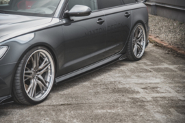 Maxton Design Zijskirts Diffusers Audi S6 / A6 S-Line / A6 C7 FL