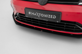 Maxton Design Racing Duurzaamheid Frontsplitter V.2 Volkswagen Golf R / R-Line Mk7 Facelift