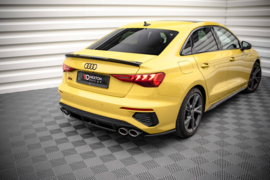 Maxton Design ACHTERZIJSPLITTERS AUDI S3 SEDAN 8Y Gloss Black
