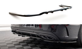Maxton Design Achtersplitter (met verticale stangen) Mercedes-Benz C AMG-Line W205 Facelift