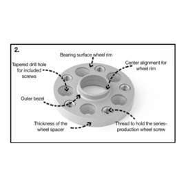 H&R DRA-Systeem Spoorverbrederset 50mm per as - Steekmaat 4x100 - Naaf 56,6mm - Boutmaat M12x1,5 - passend voor Chevrolet/Fiat/Opel