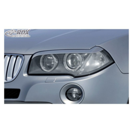 Koplampspoilers passend voor BMW X3 E83 2004-2010 (ABS)