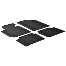 Rubbermatten passend voor Hyundai Veloster 2011- (T profiel 4-delig)