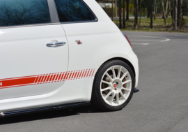 Maxton Design ACHTERZIJDE SPLITTERS FIAT 500 ABARTH MK1