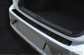 Echt 3D Carbon Achterbumperprotector passend voor Volkswagen Arteon Shooting Brake incl. eHybrid 2020- 'Ribs'