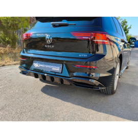 Motordrome Achterbumperdiffuser passend voor Volkswagen Golf VIII 2020- incl. Facelift (ABS)
