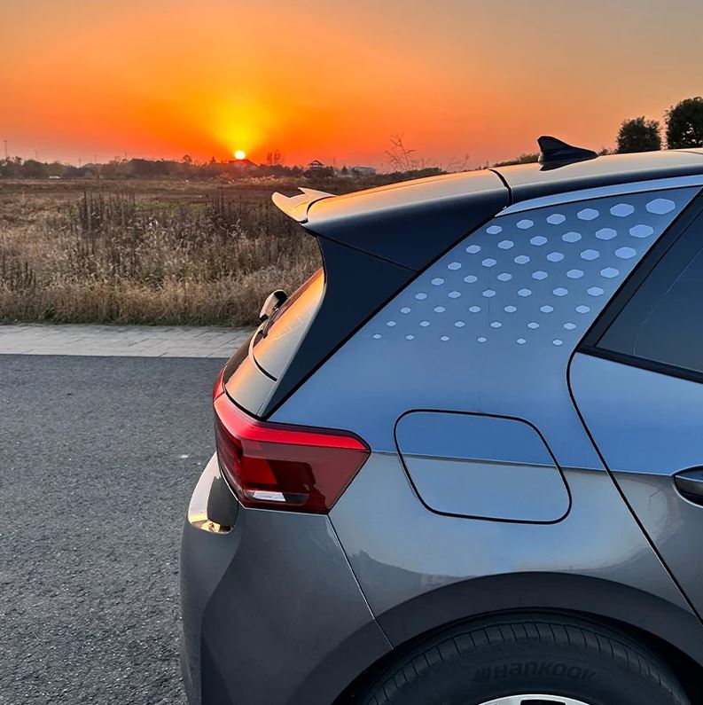AutoStyle Dakspoiler (Spoiler Cap) passend voor Volkswagen ID.3 2020- (ABS Glanzend zwart)