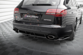 Maxton Design Achtersplitter (met verticale stangen) Audi RS6 Avant C6
