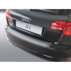ABS Achterbumper beschermlijst passend voor Audi A3 8P Sportback 2008-2012 Zwart