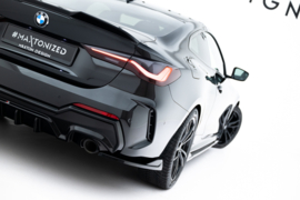Maxton Design Achterzijde splitters V.8 BMW 4 M-Pack G22 / G23 / G22 Facelift / G23 Facelift