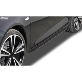 Sideskirts 'Slim' passend voor Audi A4 8H Cabrio (ABS zwart glanzend)
