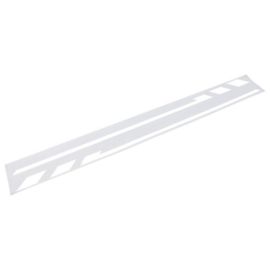 Foliatec PIN-Striping voor spiegelkappen wit - Breedte = 1,3cm: 2x 35,5cm