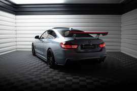 Maxton Design Carbon Spoiler Met Interne Beugels Staanders + LED BMW 4 F32 / 4 F32 M-Pack Coupé