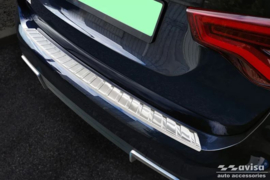 RVS Achterbumperprotector passend voor BMW iX3 (G08) 2020- 'Ribs'