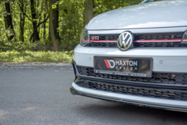 Maxton Design FRONTSPLITTER V.2 Volkswagen Polo GTI / R-line Mk6 Gloss Black