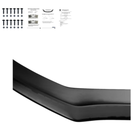 Oneway Voorspoilerlip passend voor Audi A5 S-line/S5 8T Facelift 2011-2016 - Glanzend zwart
