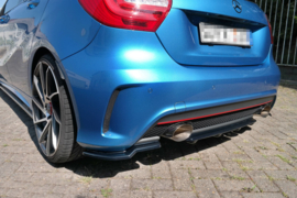Maxton Design Achtersplitter (MET VERTICALE STANGEN) MERCEDES-BENZ W176 AMG-LINE PREFACE