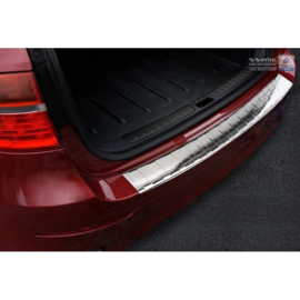 RVS Achterbumperprotector passend voor BMW X6 (E71) 2009-2014 'Ribs'