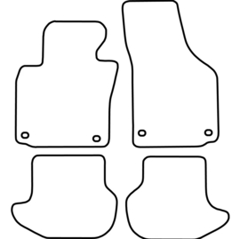 AutoStyle Automatten passend voor Volkswagen Eos 2006-2015