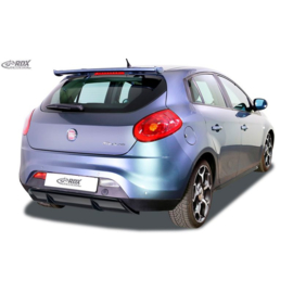 Achterskirt 'Diffusor' passend voor Fiat Bravo (198) 2007-2014 (ABS zwart glanzend)