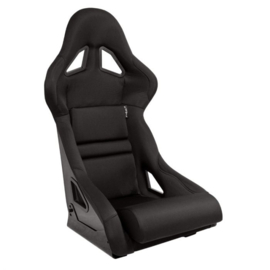 Sportstoel 'BS8' - Zwart - Vaste polyester rugleuning - incl. sledes