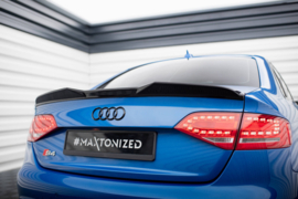Maxton Design SPOILERKAP 3D AUDI S4 SEDAN B8 Gloss Black