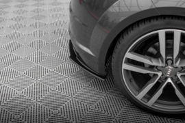 Maxton Design Street Pro Achterzijde Splitters Audi TT S-Line 8S
