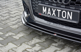 Maxton Design VOORSPLITTER V.2 AUDI RS3 8V FL SPORTBACK Gloss Black